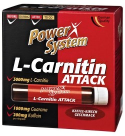 L-carnitine ампулы 3600 по 25 мл Attacke PowerSystem